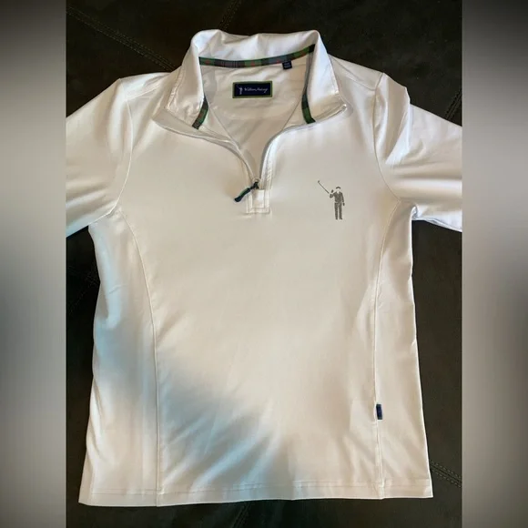 William Murray 1/4 zip chip shot pullover small EUC - Picture 2 of 7